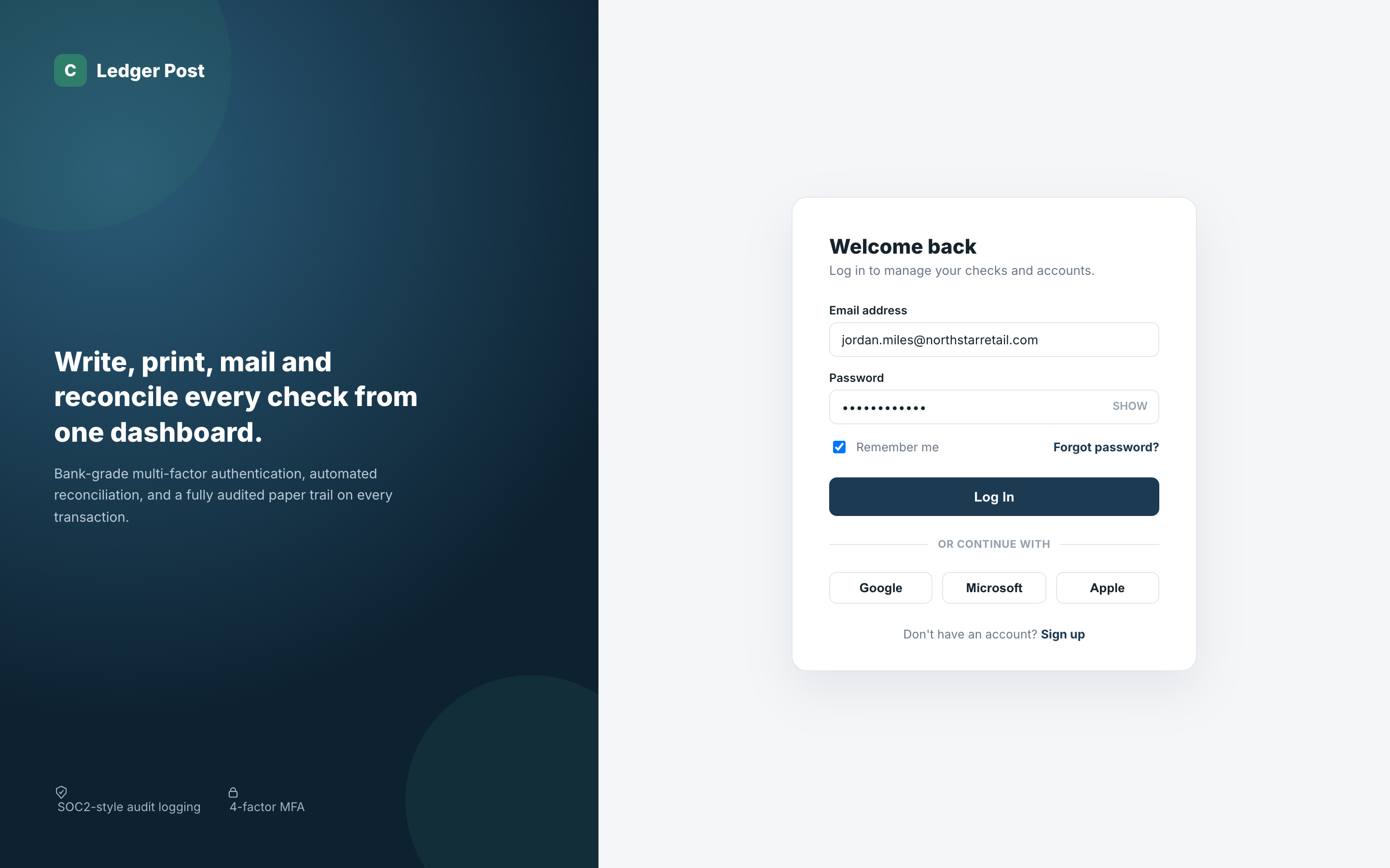 Trust, Built Into the Login