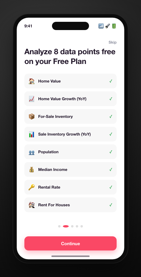 A Market Intelligence Map, Not a Listings App
